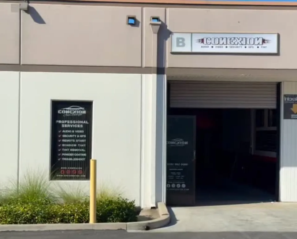 The Conexion Auto Boutique shop front on Kearny Mesa Rd